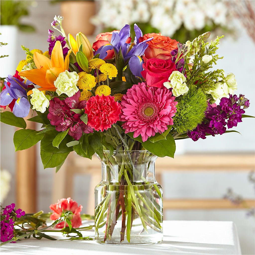 Bold & Bright – A Florist Original – HORTENSIA'S FLOWERS, Carlsbad CA