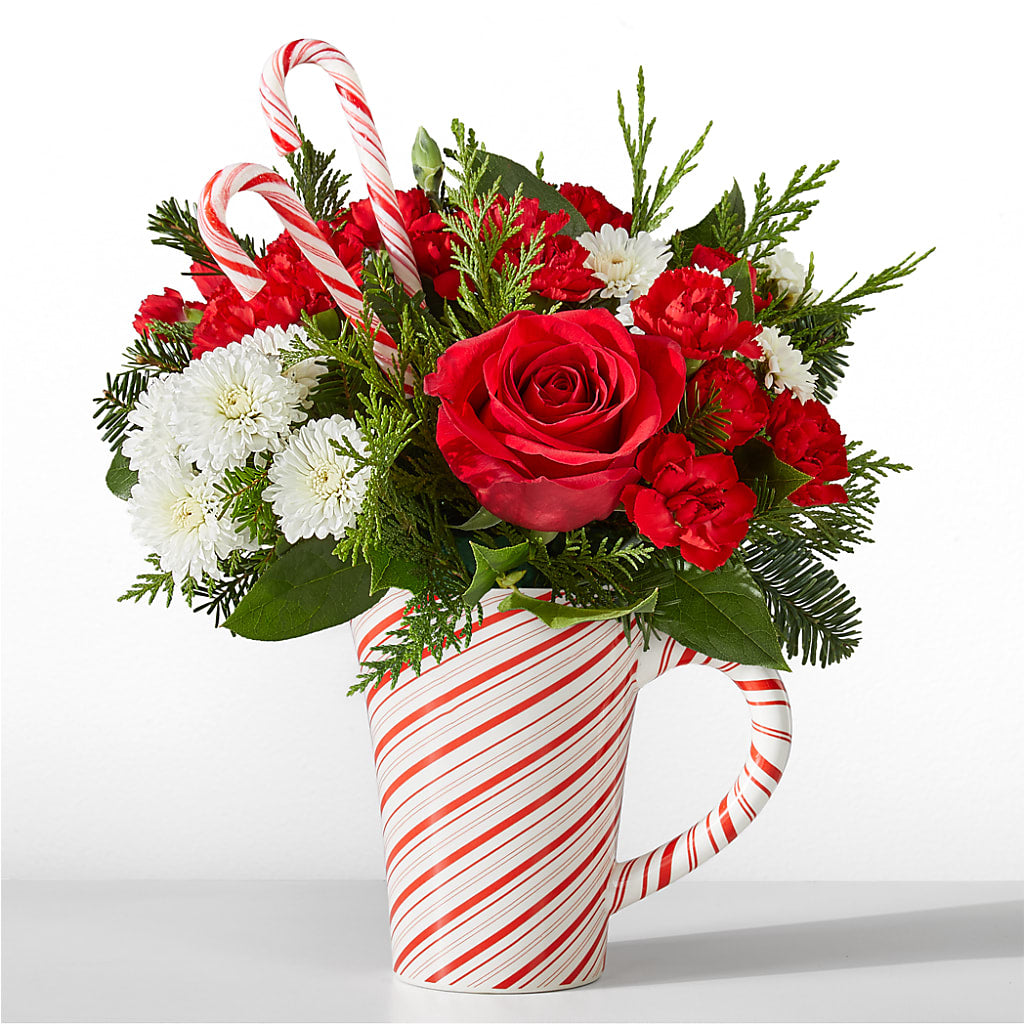 Peppermint Swirl Mug – HORTENSIA'S FLOWERS, Carlsbad CA