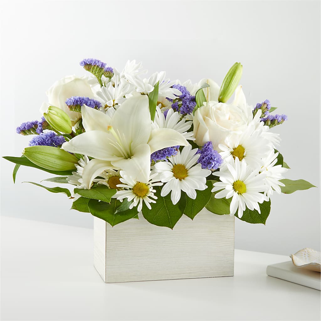 Beyond Blue Box Bouquet – HORTENSIA'S FLOWERS, Carlsbad CA