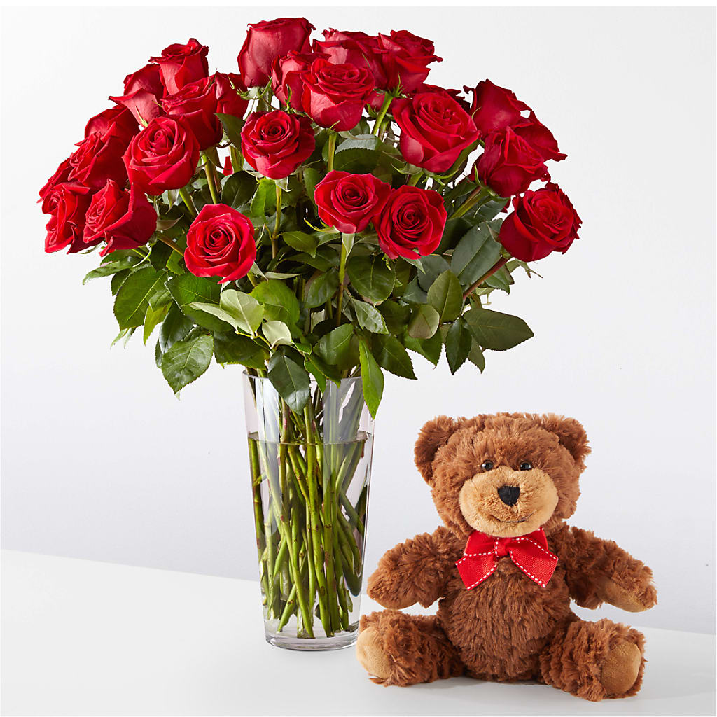 Romantic Long Stem Red Rose Bouquet Bundles – HORTENSIA'S FLOWERS, Carlsbad CA