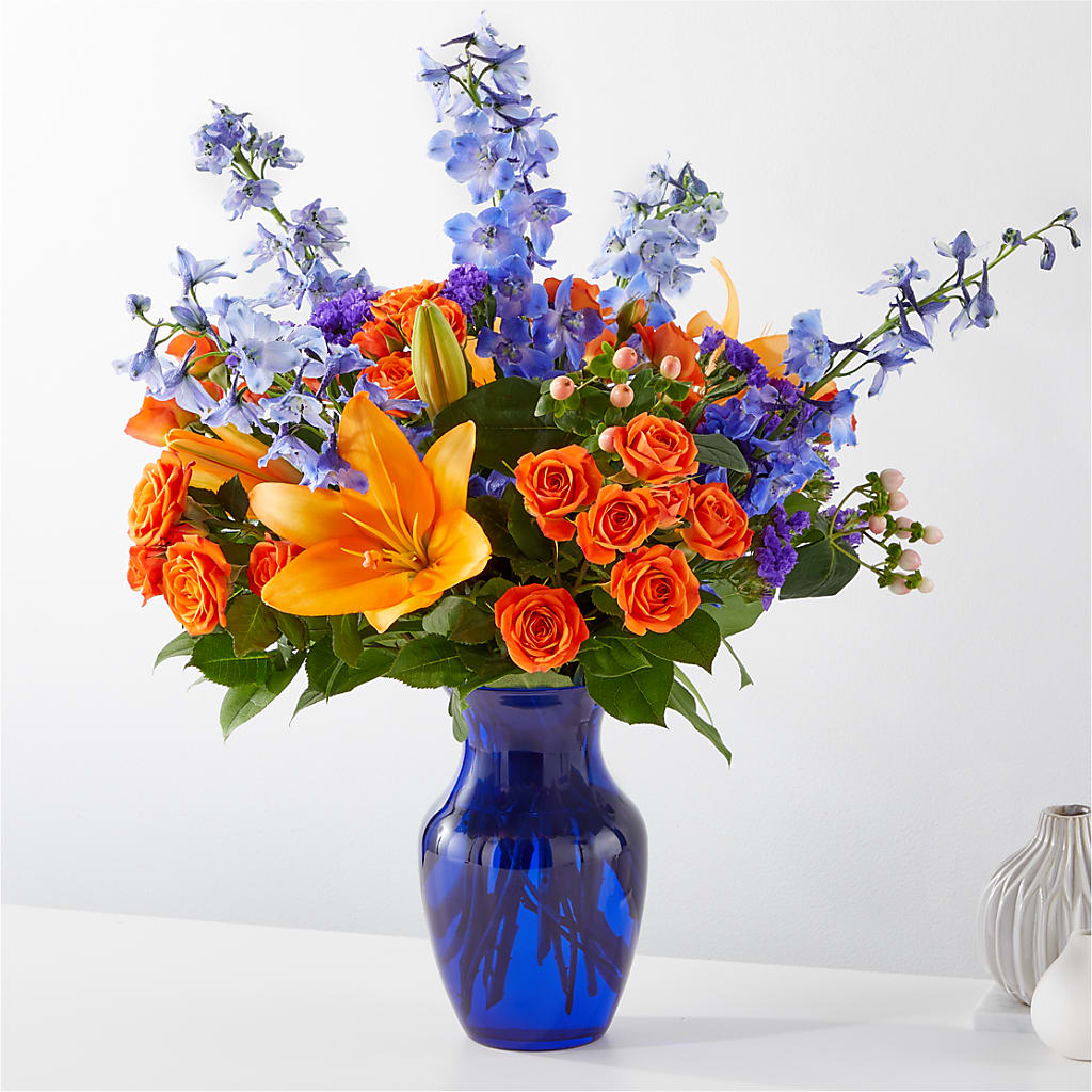 Radiant Citrus Bouquet – HORTENSIA'S FLOWERS, Carlsbad CA