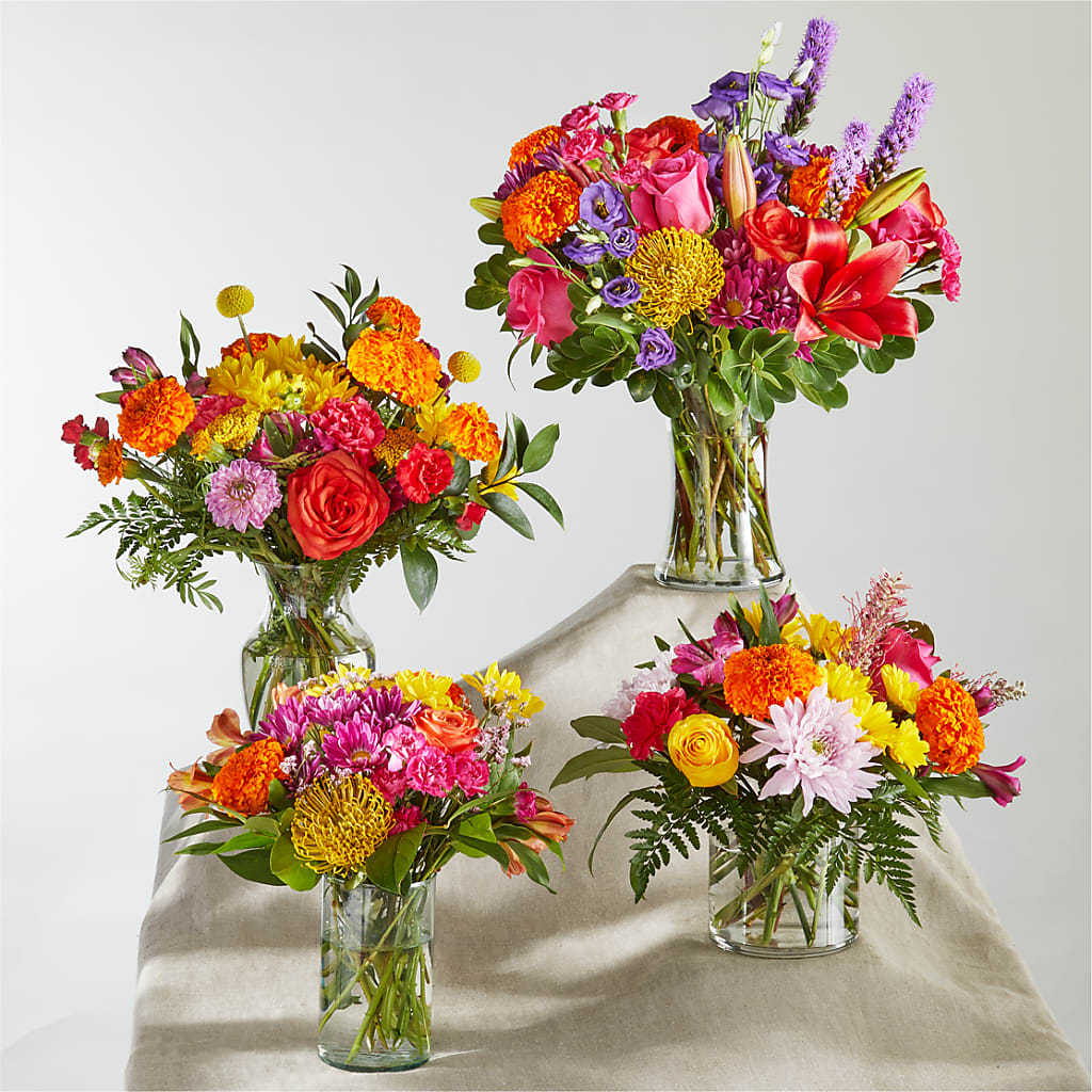 Feast of Color – A Florist Original – HORTENSIA'S FLOWERS, Carlsbad CA