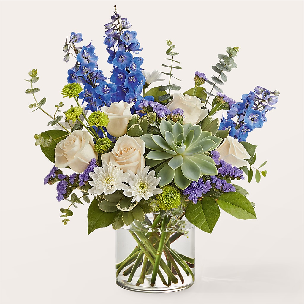 Cerulean Waves Bouquet – HORTENSIA'S FLOWERS, Carlsbad CA