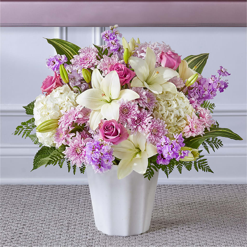 Heaven Sent Floor Basket – HORTENSIA'S FLOWERS, Carlsbad CA