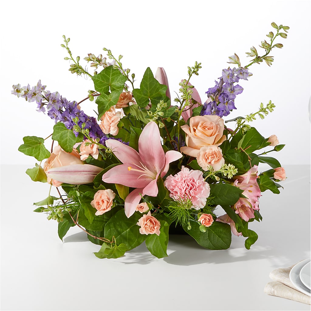 Blossom Time Centerpiece – HORTENSIA'S FLOWERS, Carlsbad CA