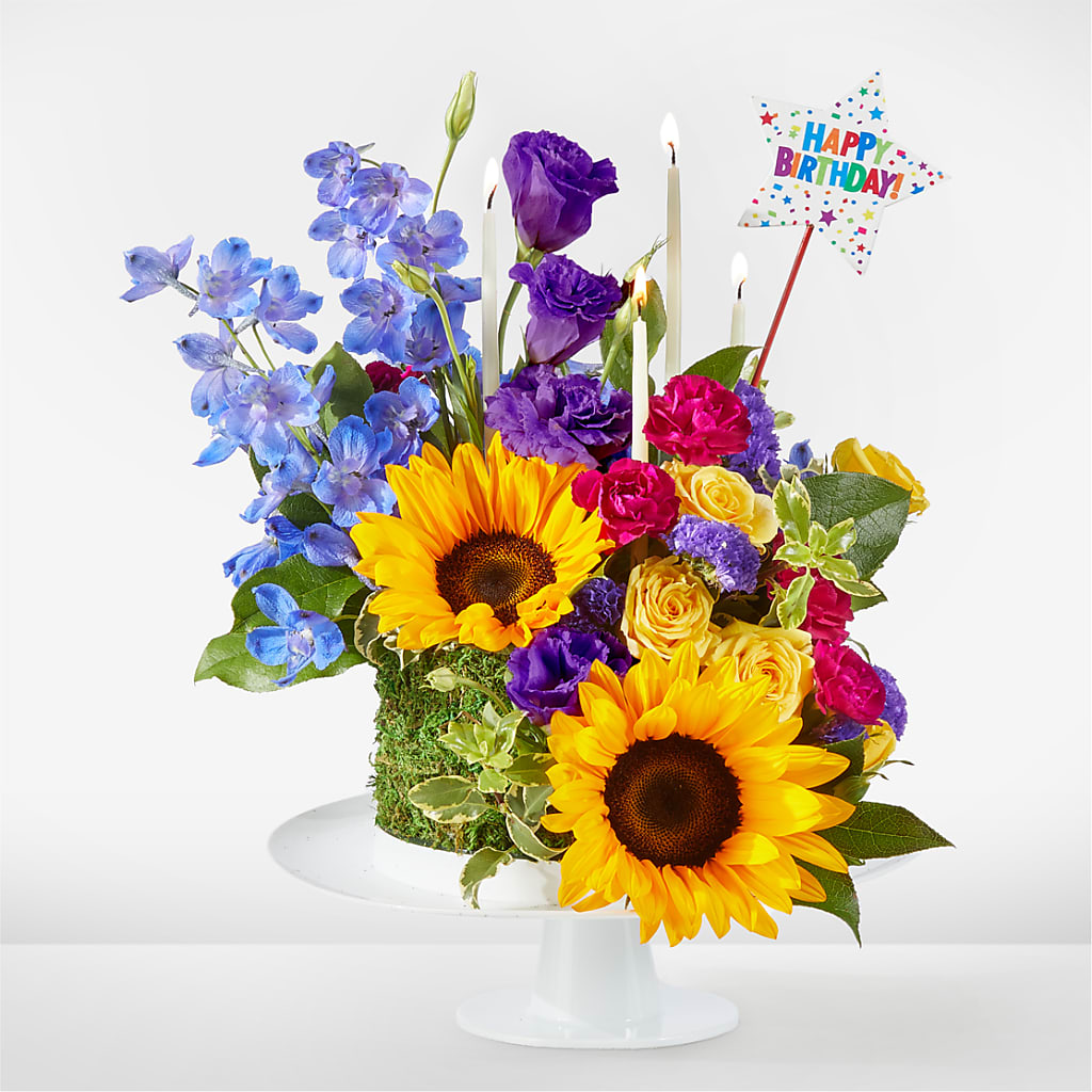Star of the Day Floral Cake – HORTENSIA'S FLOWERS, Carlsbad CA