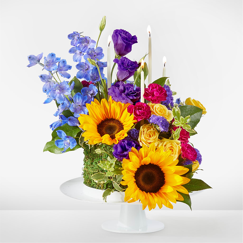 Star of the Day Floral Cake – HORTENSIA'S FLOWERS, Carlsbad CA