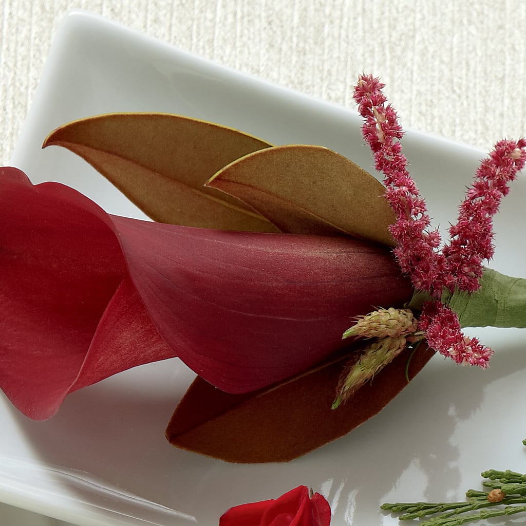Red Calla Boutonniere – HORTENSIA'S FLOWERS, Carlsbad CA