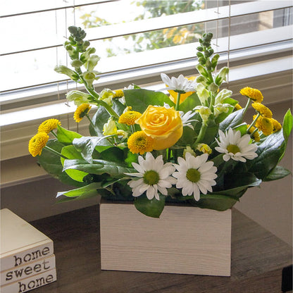 Sun Salutation Box Bouquet – HORTENSIA'S FLOWERS, Carlsbad CA