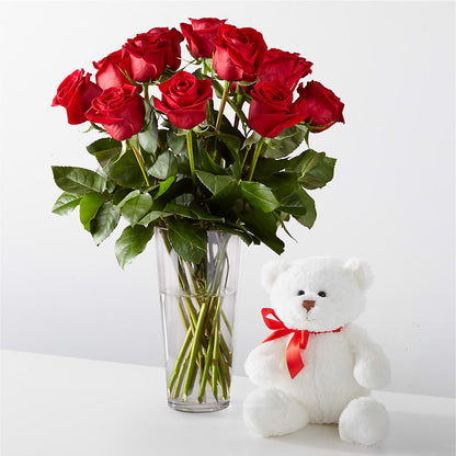 Romantic Long Stem Red Rose Bouquet Bundles – HORTENSIA'S FLOWERS, Carlsbad CA