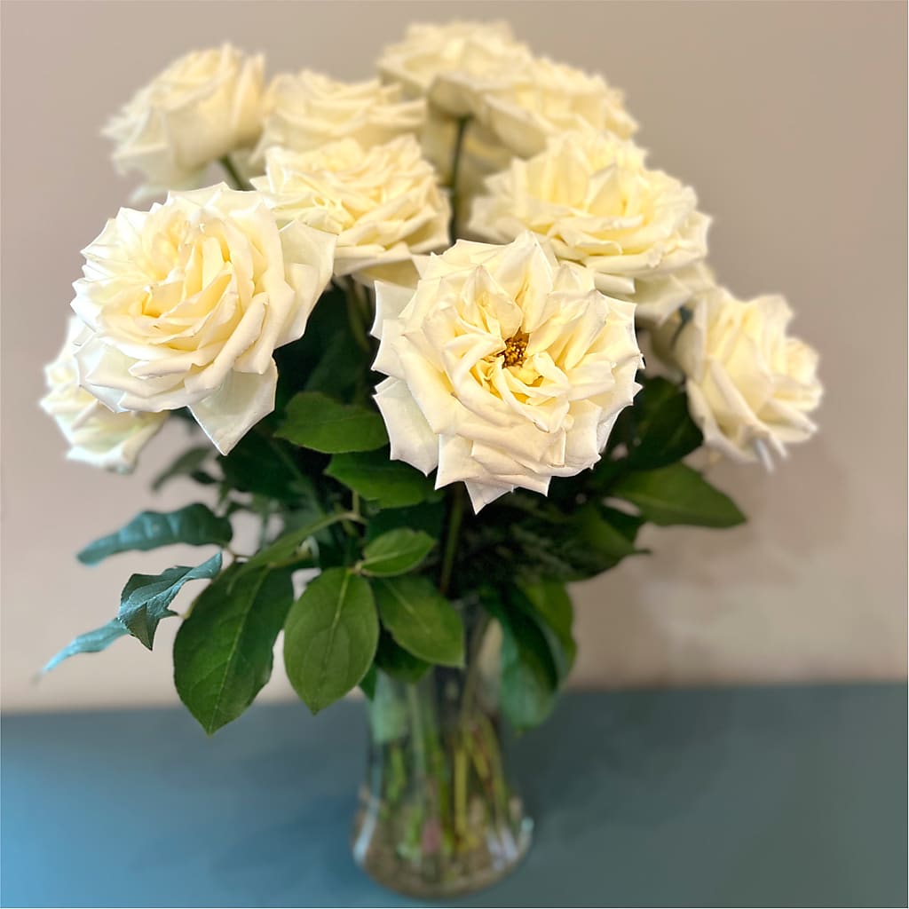 Long Stem Yellow Rose Bouquet – HORTENSIA'S FLOWERS, Carlsbad CA