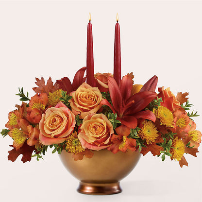 Harvest Table Centerpiece – HORTENSIA'S FLOWERS, Carlsbad CA