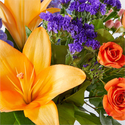 Radiant Citrus Bouquet – HORTENSIA'S FLOWERS, Carlsbad CA