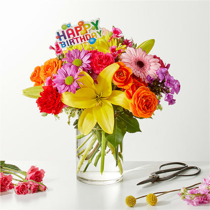 Cue the Confetti - A Florist Original – HORTENSIA'S FLOWERS, Carlsbad CA