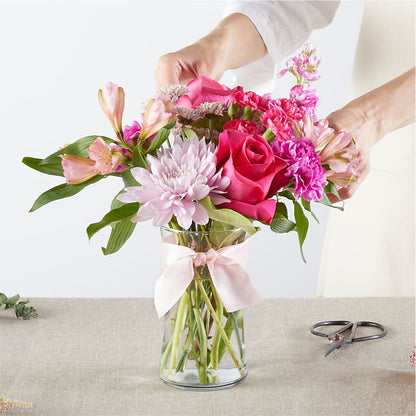 Pink Ribbon - A Florist Original – HORTENSIA'S FLOWERS, Carlsbad CA