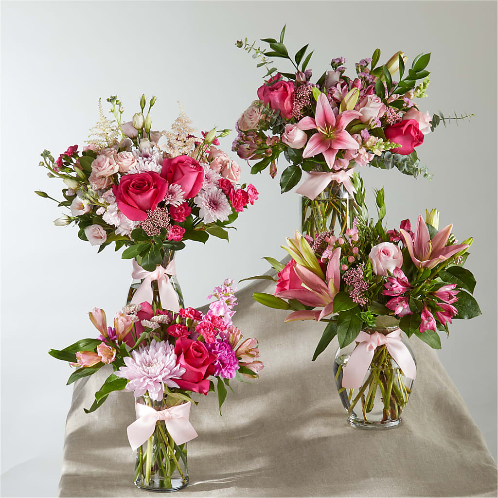 Pink Ribbon - A Florist Original – HORTENSIA'S FLOWERS, Carlsbad CA