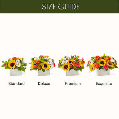 Sun-drenched Blooms Box Bouquet – HORTENSIA'S FLOWERS, Carlsbad CA