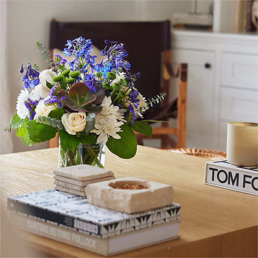 Cerulean Waves Bouquet – HORTENSIA'S FLOWERS, Carlsbad CA