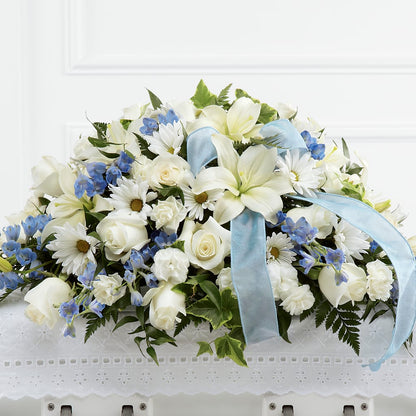 Tender Treasure Casket Spray – HORTENSIA'S FLOWERS, Carlsbad CA