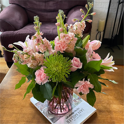 Pretty in Pink Bouquet – HORTENSIA'S FLOWERS, Carlsbad CA