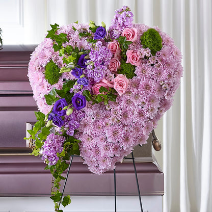 Treasured Love Standing Heart – HORTENSIA'S FLOWERS, Carlsbad CA