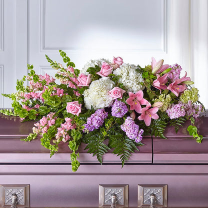 Life's Gratitude Casket Spray – HORTENSIA'S FLOWERS, Carlsbad CA