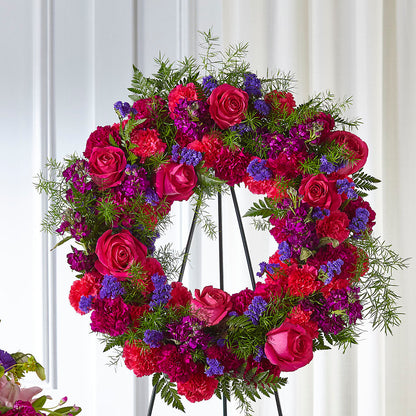 Calming Colors Wreath – HORTENSIA'S FLOWERS, Carlsbad CA