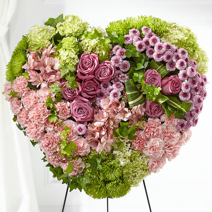 Heartwarming Standing Heart – HORTENSIA'S FLOWERS, Carlsbad CA
