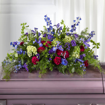Always Treasured Casket Spray – HORTENSIA'S FLOWERS, Carlsbad CA