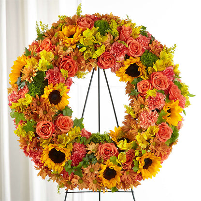 Autumnal Memories Wreath (Standard) – HORTENSIA'S FLOWERS, Carlsbad CA