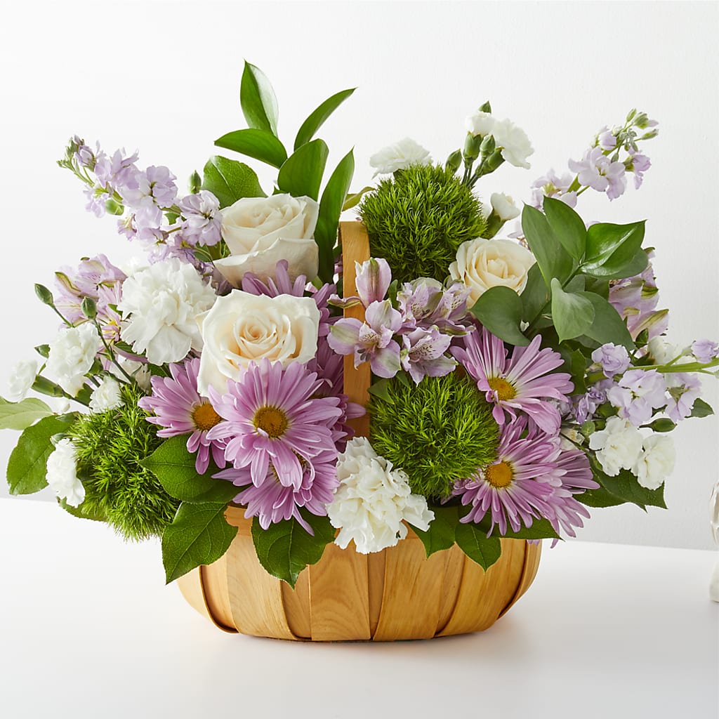 Peace & Love Basket – HORTENSIA'S FLOWERS, Carlsbad CA