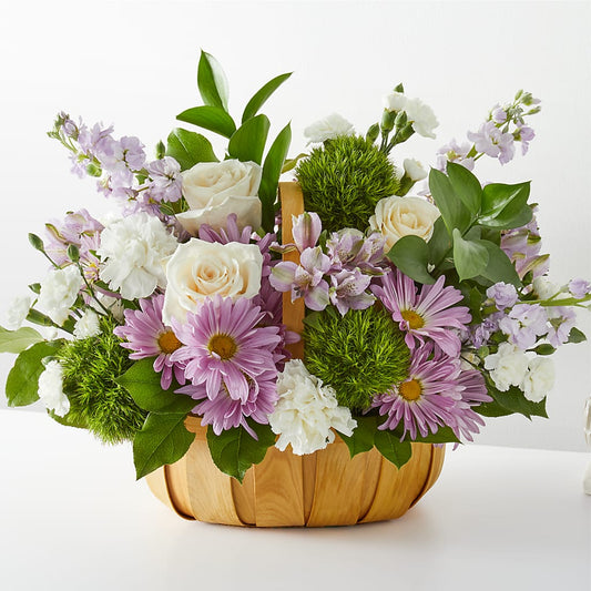 Peace & Love Basket – HORTENSIA'S FLOWERS, Carlsbad CA