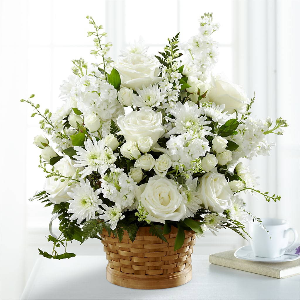 Heartfelt Condolences Arrangement – HORTENSIA'S FLOWERS, Carlsbad CA