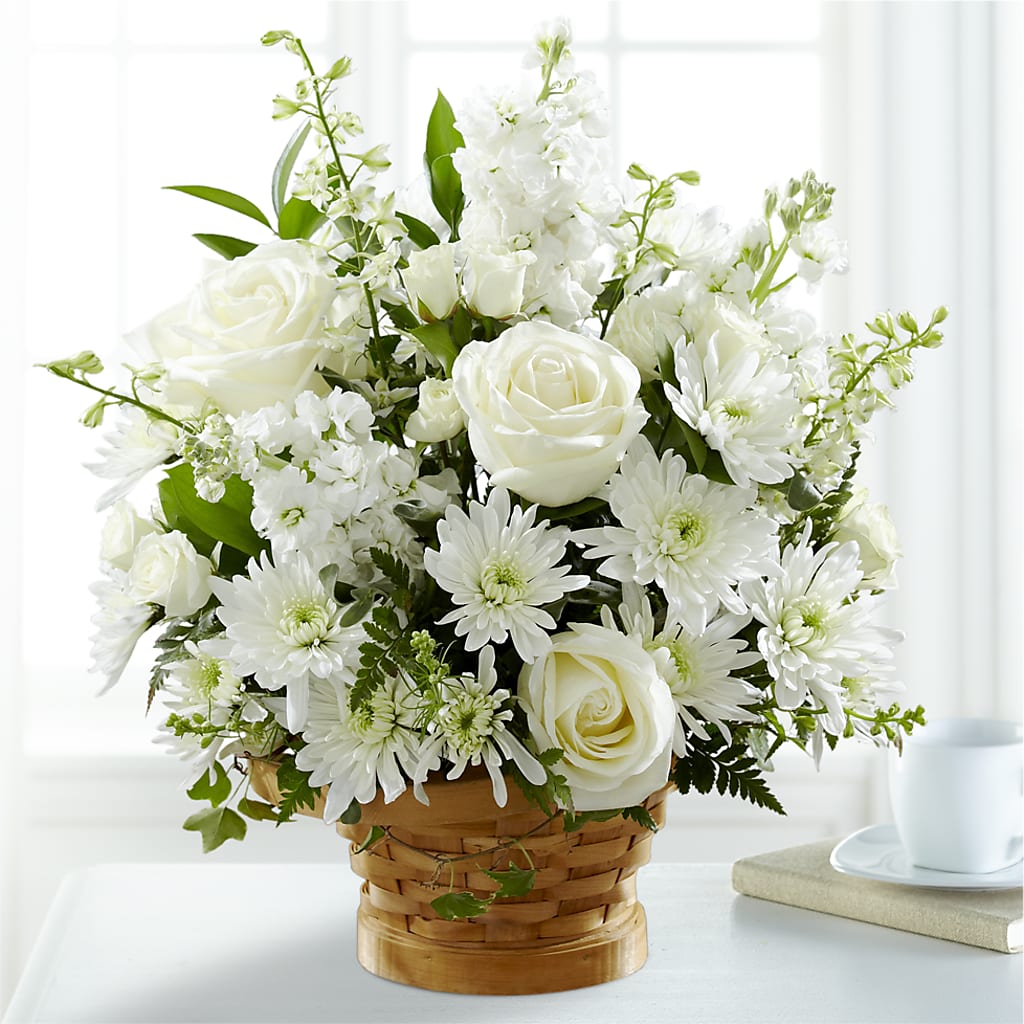 Heartfelt Condolences Arrangement – HORTENSIA'S FLOWERS, Carlsbad CA