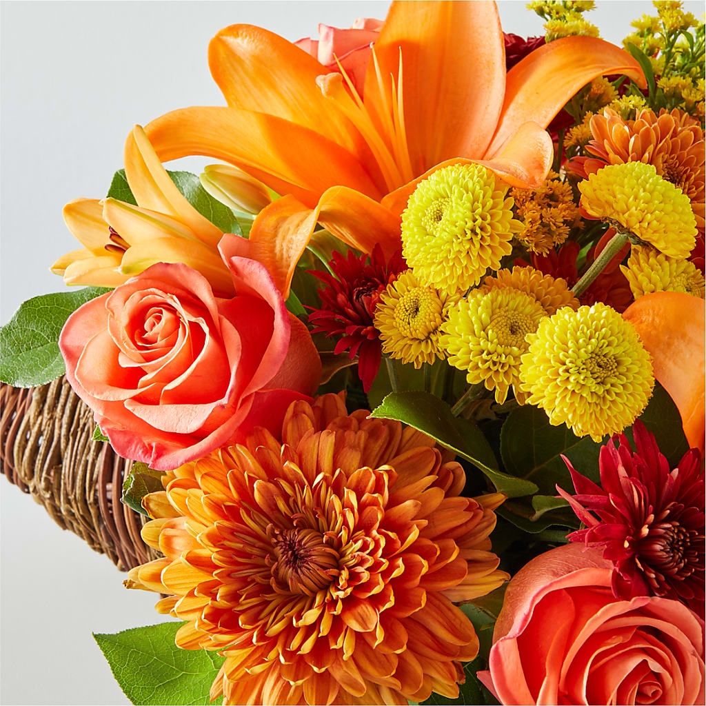 Bouquet of Blessings Cornucopia – HORTENSIA'S FLOWERS, Carlsbad CA