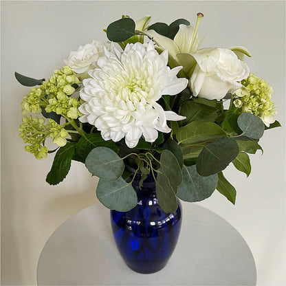 Snowy Dreams Bouquet – HORTENSIA'S FLOWERS, Carlsbad CA