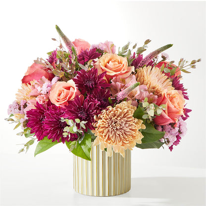 Berry Cobbler Bouquet with Ivory Vase – HORTENSIA'S FLOWERS, Carlsbad CA