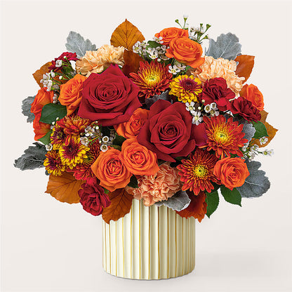 Merlot Bouquet with Ivory Vase – HORTENSIA'S FLOWERS, Carlsbad CA