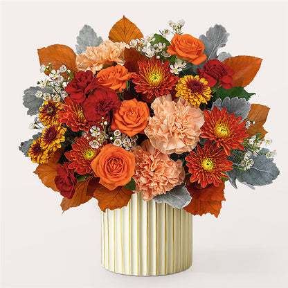 Merlot Bouquet with Ivory Vase – HORTENSIA'S FLOWERS, Carlsbad CA