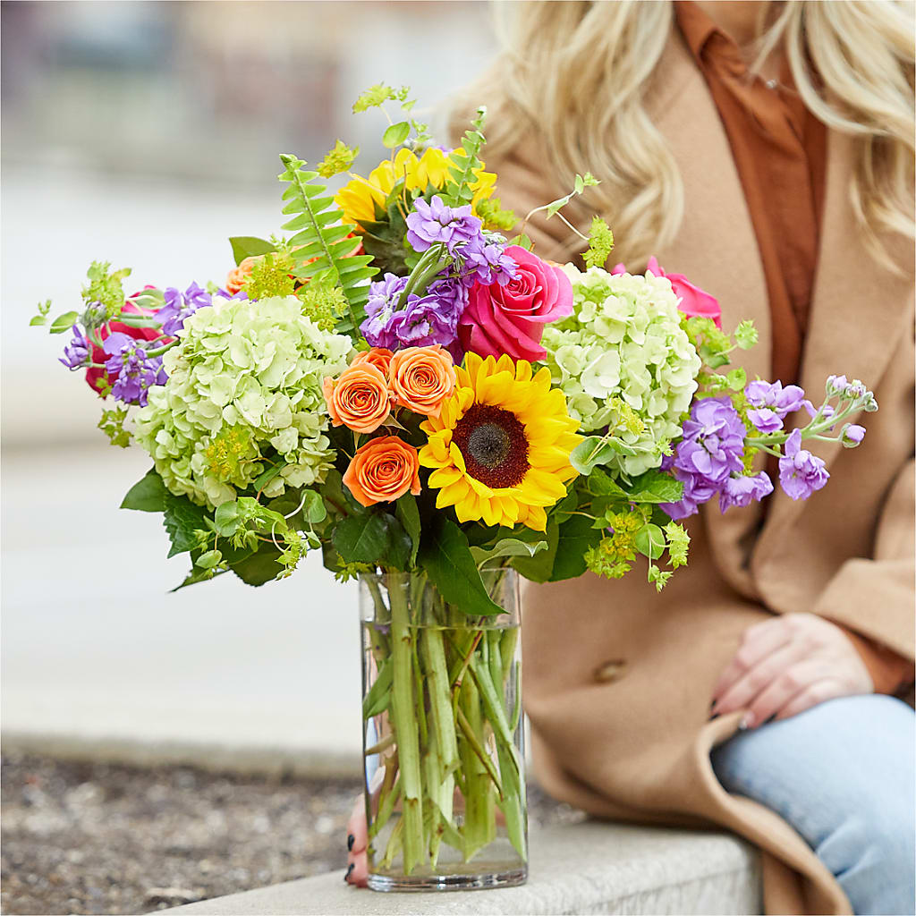 Vibrant Greetings Bouquet – HORTENSIA'S FLOWERS, Carlsbad CA