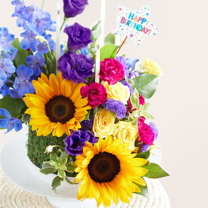 Star of the Day Floral Cake – HORTENSIA'S FLOWERS, Carlsbad CA