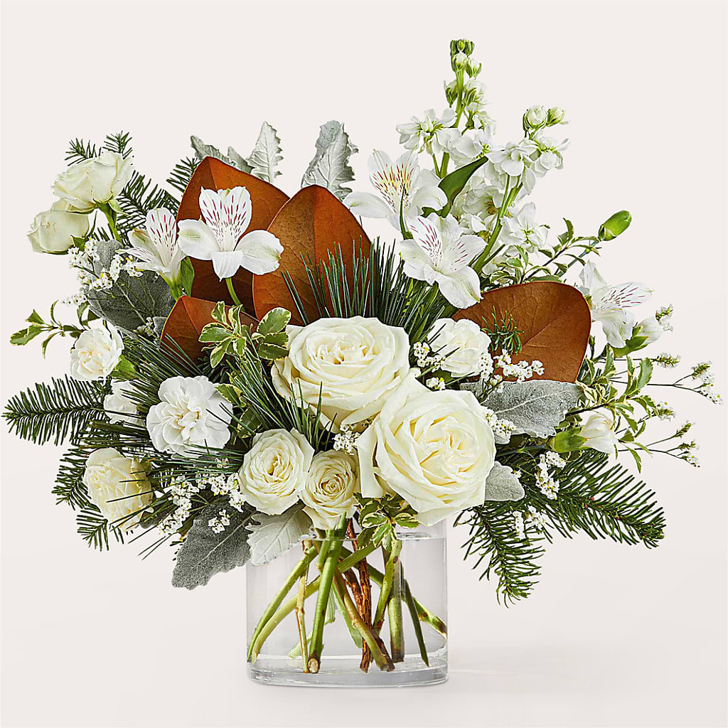 Fresh Snowfall Bouquet – HORTENSIA'S FLOWERS, Carlsbad CA