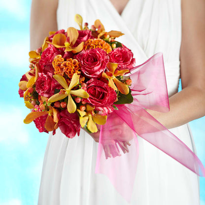 Brilliant Shades of Love Bouquet – HORTENSIA'S FLOWERS, Carlsbad CA
