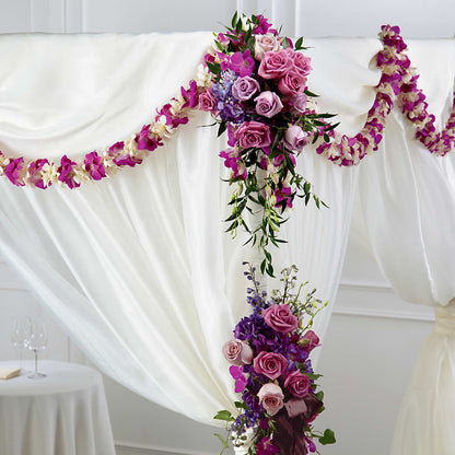 Color & Light Chuppah Decor – HORTENSIA'S FLOWERS, Carlsbad CA
