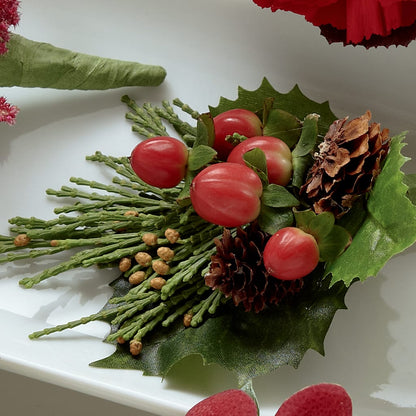 Red Berry Boutonniere – HORTENSIA'S FLOWERS, Carlsbad CA